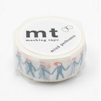 カモ井加工紙　マスキングテープ　mt　ミナペルホネン　nighbor・blue