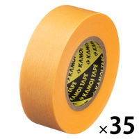 【マスキングテープ】「現場のチカラ」マスキングテープ 18mm 1セット（35巻：7巻入×5パック） カモ井加工紙  オリジナル