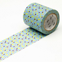 カモ井加工紙　マスキングテープ　mt　CASA　タイル・ブルー50mm