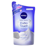【アウトレット】ニベア　ボディウォッシュ　エクストラタッチ　ヨーロピアンホワイトソープの香り　詰替　380mL　花王
