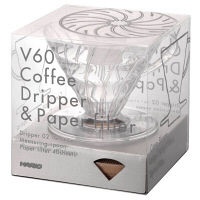 【アウトレット】HARIO（ハリオ） V60TPコーヒードリッパー02（約1～4杯用）＆ペーパー VDFT-02T 1セット