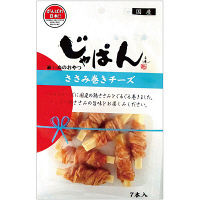 じゃぱん ささみ巻きチーズ 7本入 1袋 国産 わんわん ドッグフード おやつ 【在庫限り】