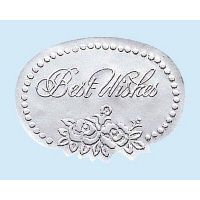 シモジマ　ベストウィッシュ　銀　Ｓ　4901755822618　1束（100片(10片×10シート)入）