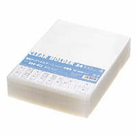 【アウトレット】アスクル　薄型クリアーホルダー　A4　業務用パック　1パック（100枚入）