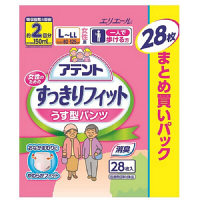 アテントうす型パンツ すっきりフィット L～LL女性用 1個（28枚入） 大王製紙