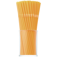 曲がるストロー（裸）　イエロー　1袋（200本入）
