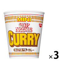 日清食品 カップヌードル カレー ミニ 43g カップ麺ミニ カップラーメン カップスープ 1セット（3食）