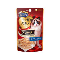 銀のスプーン 三ツ星グルメ 猫用 パウチ フレーク まぐろ入りかつお 40g 12袋 ユニ・チャーム