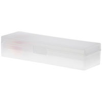 無印良品 ポリプロピレン印鑑ケース クリア 朱肉付 良品計画