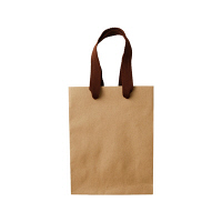 再生紙クラフト手提げ袋・小　約160×210×60mm　8829712　無印良品