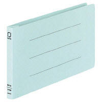 コクヨ　フラットファイルＶ（樹脂製とじ具）　統一伝票用（B4 1/3ヨコ）　150枚とじ　青（ブルー）　フ-V49B　1冊