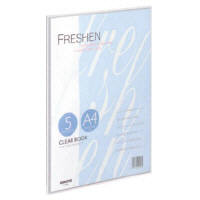 コクヨ　クリヤーブック＜フレッシェン＞（固定式）　A4縦　5枚ポケット　透明