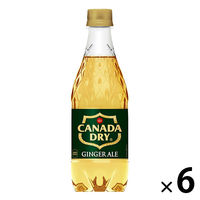 コカ・コーラ　ジンジャーエール　カナダドライ　500ml　1セット（6本）