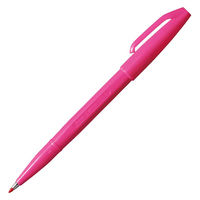 ぺんてる 水性ペン サインペン S520-PD 桃色 1箱（10本入） - アスクル
