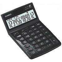 カシオ計算機　エコ電卓　ネオ　スタイル　プレミアムブラック　JF-V200BK-N