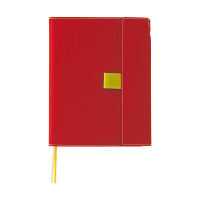 【アウトレット】キングジム　ノートカバー（マグネットタイプ）　B6S　赤　B6タテ型　1881アカ　1個