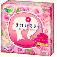 【アウトレット】ロリエ　きれいスタイル　ロマンティックローズの香り　282712　80個　花王