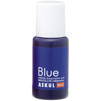 マックス　スタンプ台補充インク　クリアースタイル用　藍　18ml オリジナル