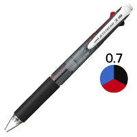 三菱鉛筆(uni) ジェットストリーム 3色ボールペン 0.7mm SXE3-400-07 黒軸 1本