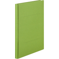 アスクル　背幅伸縮ファイル　A4タテ　紙製　グリーン　緑  オリジナル