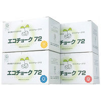 日本白墨工業　エコチョーク　白　TGNECO1　1箱（72本入）（直送品）