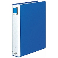 コクヨ　チューブファイル（エコ）　A4タテ　とじ厚50mm　2穴　ブルー　フ-E650B　1箱（30冊：10冊入×3箱）