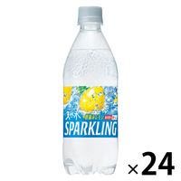 【炭酸水】サントリー 天然水スパークリングレモン 500ml 1箱（24本入）