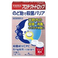 【アウトレット】【※税率要確認】常盤薬品　プロテクトドロップ　リンゴ風味　24錠（4錠入×6包）