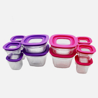 【アウトレット】ニューウェルブランズ　ラバーメイド　プレミア　ピンク&パープル　1セット（12個入）