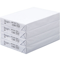 高白色コピー＆プリンタ用紙　Ａ４　１セット（500枚入×4冊） オリジナル