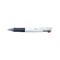 ゼブラ クリップオンG ボールペン 白軸 4色 0.7mm B4A3-W（直送品）