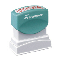 シヤチハタ Xスタンパー 「CONFIDENTIAL」 赤 XBN-11302（直送品）