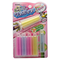 【ワゴンセール】ソニック えんぴつキャップ シュポッチ ラメ SK-274-LA 1パック（6個入）