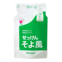 液体せっけん　そよ風　詰め替え1L　ミヨシ石鹸