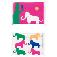カードホルダー付きポケットティッシュ　エレファント　1箱（500個入）　河野製紙