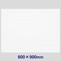 暗線入り薄型マグネットホワイトボードシート 600×900mm マグエックス 