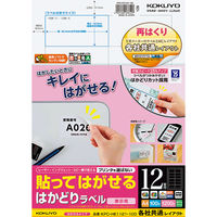 コクヨ 貼ってはがせる はかどりラベル KPC-HE1121-100 1袋（100枚入）