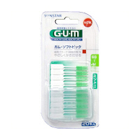 ガム（GUM） ソフトピック ミント付き SS～M 1個（20本入） サンスター 歯間ブラシ