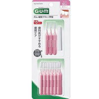 ガム（GUM） 歯間ブラシ I字型 サイズ4(M) サンスター 歯間ブラシ ワイヤータイプ しっかり歯垢除去