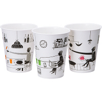 【アウトレット】紙コップ モノトーン 275ml（9オンス） 1袋（30個入）