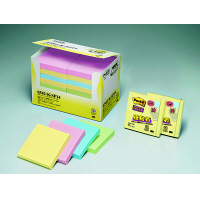 【アウトレット】ポストイット　ノート　75×75mmスペシャルパワーパックカラー4色　スリーエム　6542-K-SP14　1箱（20冊入）