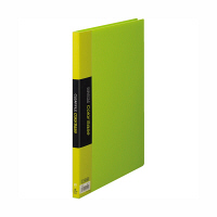 キングジム　クリアーファイル　20P　A4S　黄緑　132Cキミドリ　（直送品）
