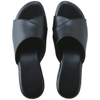 【アウトレット】テンダイ ヒールオフィスサンダル クロス Lサイズ 13D122 1足