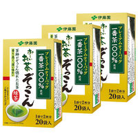 【水出し可】伊藤園 プレミアムティーバッグ おーいお茶ぞっこん 1セット（20バッグ入×3箱）