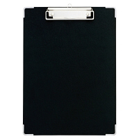 プラス　用箋挟　PPシート貼り　A4タテ　ブラック　82555　1枚