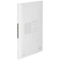 コクヨ　クリヤーブック＜カラータグ＞（固定式）　A4タテ20ポケット　透明　CTラ-20T　1箱（10冊入）