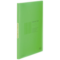 コクヨ　クリヤーブック＜カラータグ＞（固定式）　A4タテ20ポケット　ライトグリーン　CTラ-20LG　1箱（10冊入）
