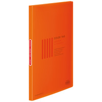 コクヨ　クリヤーブック＜カラータグ＞（固定式）　A4タテ20ポケット　オレンジ　CTラ-20YR　1箱（10冊入）