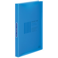 コクヨ　クリヤーブック＜カラータグ＞（固定式）　A4タテ40ポケット　ブルー　CTラ-40B　1箱（10冊入）