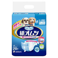 ペット用紙オムツ（女の子男の子共用タイプ）Mサイズ 28枚 ユニ・チャーム